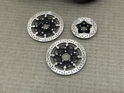 Zワークショップ Z04-007 1/12 レーシングホイールセット (ヤマハR1・タミヤ 1/12 ヤマハR1M(14133)用)