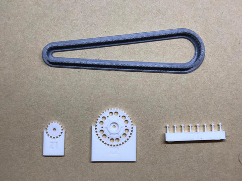Zワークショップ Z05-001 1/12 3Dプリント チェーンセット (タミヤ 1/12 RC213V(14130)用)