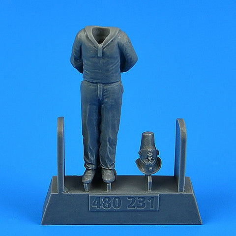 エアロボーナス 480231 1/48 ドイツ海軍 WWII セレモニー -U-Boat Type VIIC 乗組員 （TRUMPETER用）