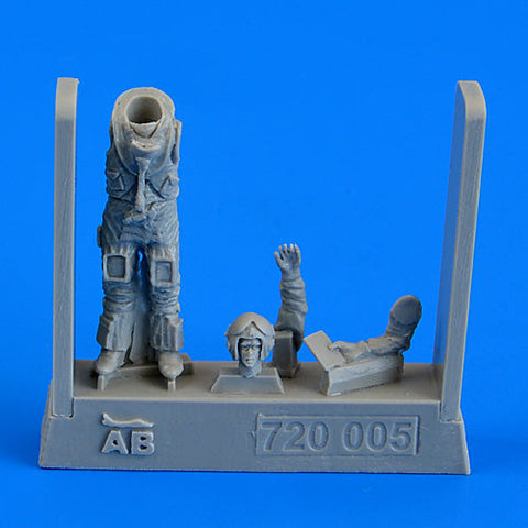 エアロボーナス 720005 1/72 イギリス シーハリアー パイロット, フォークランド紛争 1982