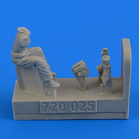 エアロボーナス 720025 1/72 WWIIイギリス空軍 モーターサイクルドライバーパート2 (エアフィックス用)