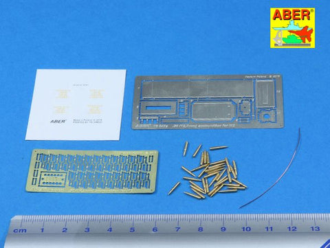アベール 16047 1/16 .50口径 アメリカ M2重機関銃用M2A1ボックスセット 銃弾付（汎用）
