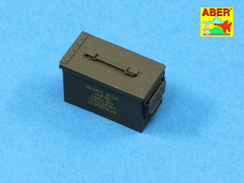 アベール 16047 1/16 .50口径 アメリカ M2重機関銃用M2A1ボックスセット 銃弾付（汎用）