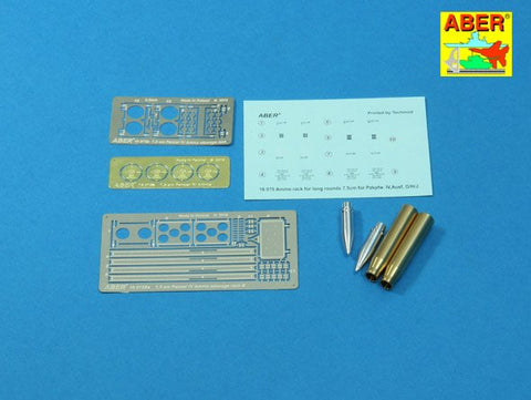 アベール 16075B 1/16 ドイツ IV号戦車H型 弾薬箱B 砲弾付き（トランペッター用)