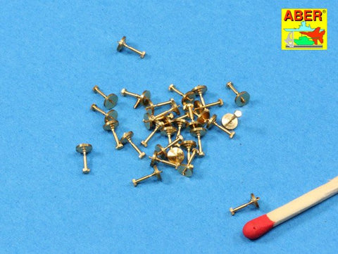 アベール 16104 1/16 六角ボルト 30個(直径1.19mm)