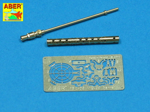 アベール 16L02 1/16 ドイツ MG34機関銃銃身