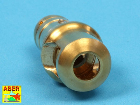 アベール 16L09 1/16 ドイツ キングタイガー ヘンシェル砲塔・タイガーI後期型用マズルブレーキ（タミヤ・トランペッター用）