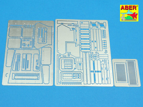 アベール 35A077 1/35 ドイツ Sdkfz234重装甲車エンジン室パーツ（イタレリ用)