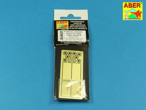 アベール 35A127 1/35 ドイツ タイガーI 初期型エアクリーナーチューブ(ドラゴン/ライフィールドモデル/タミヤ用)