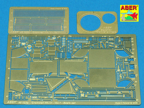 アベール 48023 1/48 イギリス クロムウェル巡航戦車Vol.1基本セット(タミヤ用)