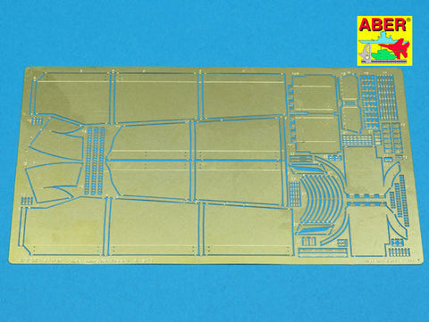 アベール 48036 1/48 ドイツ キングタイガー重戦車サイドスカート・フェンダー(タミヤ用)