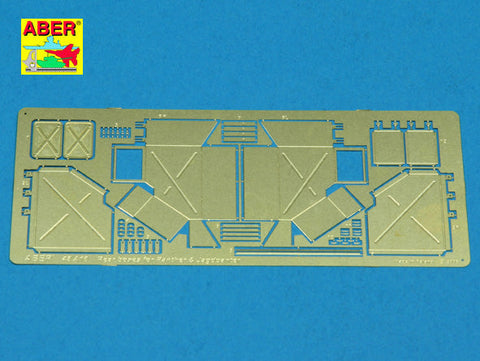 アベール 48A10 1/48 ドイツ パンサー・ヤークトパンサー用車体後部雑具箱