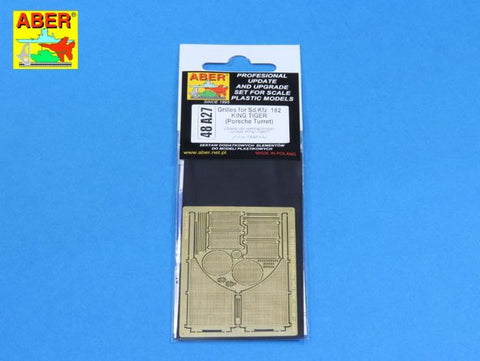アベール 48A27 1/48 キングタイガー（ポルシェ砲塔）用グリル（タミヤ用）