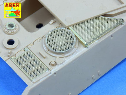 アベール 48A28 1/48 キングタイガー（ヘンシェル砲塔）用グリル（タミヤ用）