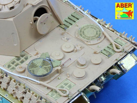アベール 48A29 1/48 パンサーG型後期用グリル（タミヤ用）