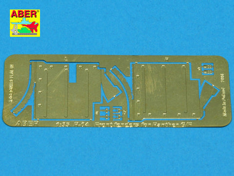 アベール R04 1/35 ドイツ パンサー戦車前部フェンダーパーツ G/F型