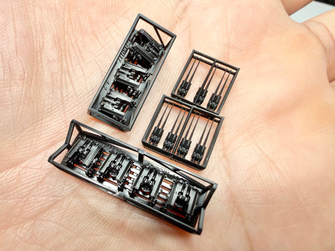 MUYIモデル G700117 1/700 ドイツ海軍シャルンホルスト (1943) 兵器グループ B