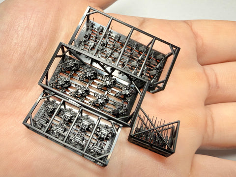 MUYIモデル G350061 1/350 ドイツ海軍ティルピッツ兵器群A