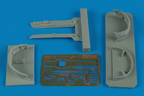 アイリス 2140 1/32 MiG-23 フロッガー キャノピーフレームとブラインドカーテン(TRUMPETER用)