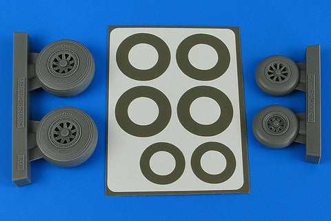 アイリス 4843 1/48 A-26B/C インベーダー 後期型 ホイール＆ペイントマスク (ICM用)