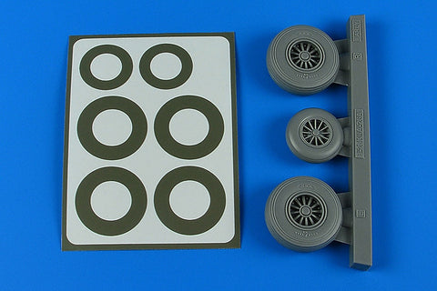 アイリス 4858 1/48 B-26K インベーター ホイール & ペイントマスク - 初期型 (ICM用)