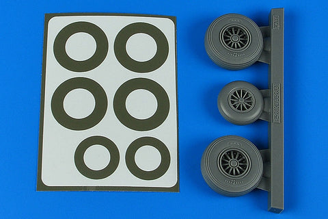 アイリス 4867 1/48 B-26K インベーダー ホイール & ペイントマスク 後期型 （ICM）