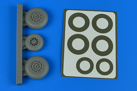 アイリス 4871 1/48 ダグラス B-26K インベーダー 初期型 ホイール・ダイヤモンドトレッド (塗装マスクシール付)(ICM用)