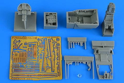 アイリス 4895 1/48 F/A-18E スーパーホーネット コクピット(ホビーボス用)
