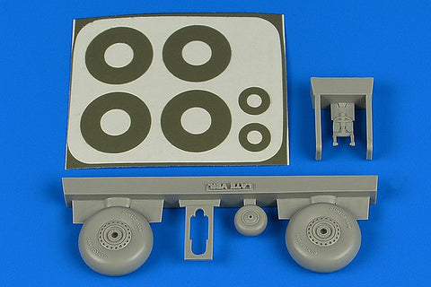アイリス 7365 1/72 ヴィッカース・ウェリントン ホイール & 塗装マスクシール (後期) （AIRFIX用）