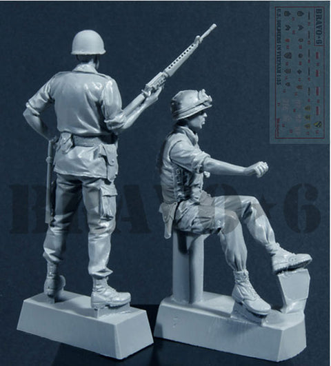 ブラボー6 35041 1/35 アメリカ 憲兵 ベトナム(2体セット)