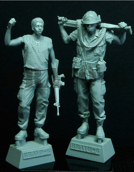 ブラボー6 35099 1/35 アメリカ 黒人兵セット「ブラックパワー」(2体セット)