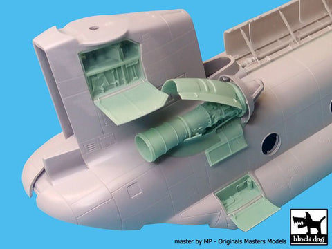 ブラックドッグ A48051 1/48 Ch-47 チヌーク エンジン (イタレリ用)