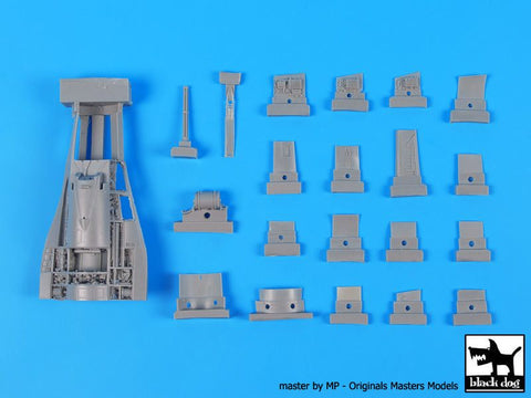 ブラックドッグ A48078 1/48 F-16 C 電子機器 2 +キャノン (タミヤ用)