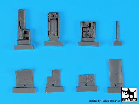 ブラックドッグ A48100 1/48 F-14 D 電子機器 （レフト）+ カノン砲 （AMK用）