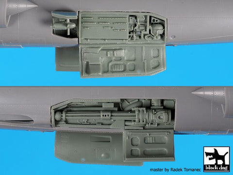 ブラックドッグ A48107 1/48 F-104 電子機器+カノン砲 （キネティック用）