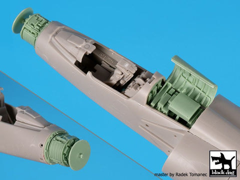 ブラックドッグ A48139 1/48 ミラージュ F1 レーダー+スパイン 電子機器 （キティホーク用）