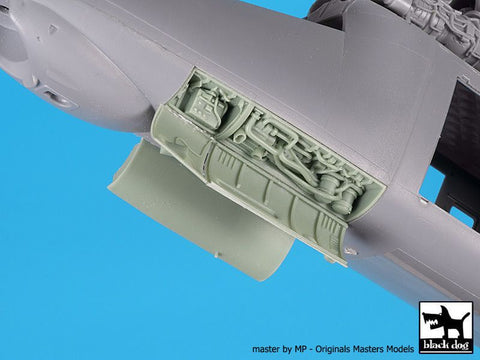 ブラックドッグ A48147 1/48 Mi-24 ハインド カノン砲 + 電子機器 （ズベズダ用）