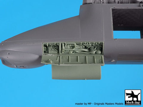 ブラックドッグ A48147 1/48 Mi-24 ハインド カノン砲 + 電子機器 （ズベズダ用）