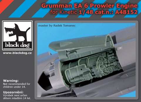ブラックドッグ A48152 1/48 グラマン EA 6 プラウラー エンジン(キネティック用)