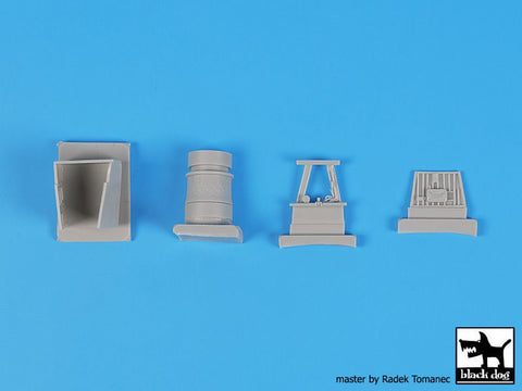 ブラックドッグ A48160 1/48 A-4 スカイホーク ホイールベイ+エンジン(ホビーボス用)