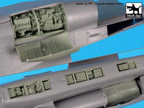 ブラックドッグ A48164 1/48 SU-25 エンジン+スパイン(ズベズダ用)