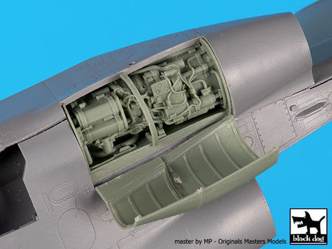 ブラックドッグ A48164 1/48 SU-25 エンジン+スパイン(ズベズダ用)