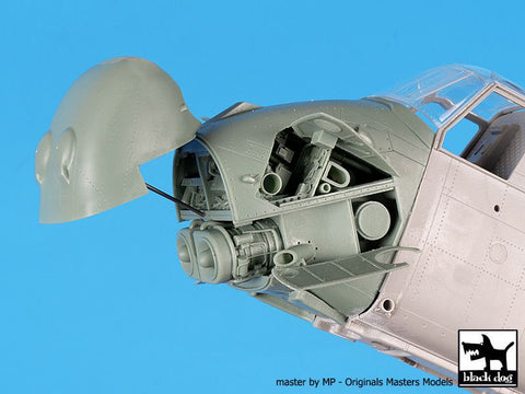ブラックドッグ A48172 1/48 UH-5 ウェセックス エンジン+ フォールディングテール(イタレリ用)