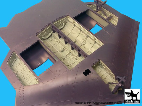 ブラックドッグ A72021 1/72 B-2スピリット 爆弾倉+ホイール・ベイ (コレクトモデル用)