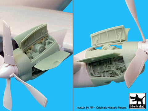ブラックドッグ A72028 1/72 AC-130 H ハーキュリーズ 2エンジン（イタレリ用）