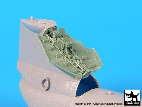 ブラックドッグ A72068 1/72 Ch-46 Dリアエンジン (ホビーボス用)