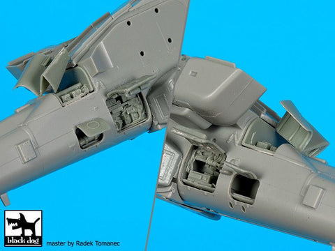 ブラックドッグ A72080 1/72 AH-64 D リア 電子部品 （アカデミー用）