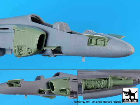 ブラックドッグ A72104 1/72 T-4 (練習機) エンジン+電子機器 （ホビーボス用）
