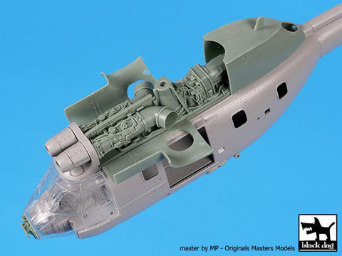 ブラックドッグ A72119 1/72 AS 332 シュペルピューマ エンジン+レーダー(イタレリ用)