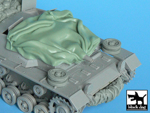 ブラックドッグ T35010 1/35 ドイツ III号突撃砲 C/D型 キャンバスカバー